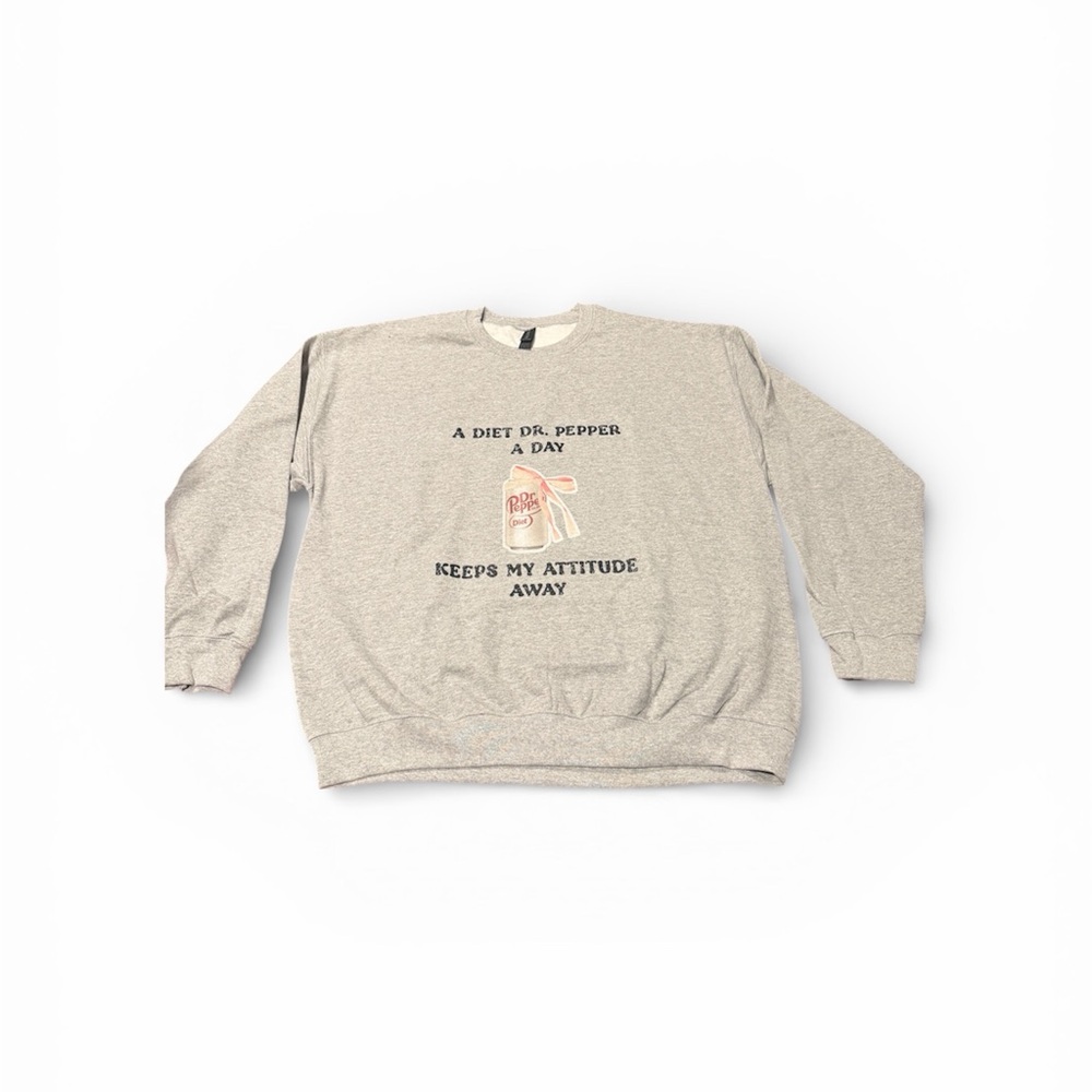 A Diet Dr Pepper A Day Keeps My Attitude Away Custom Sweatshirts